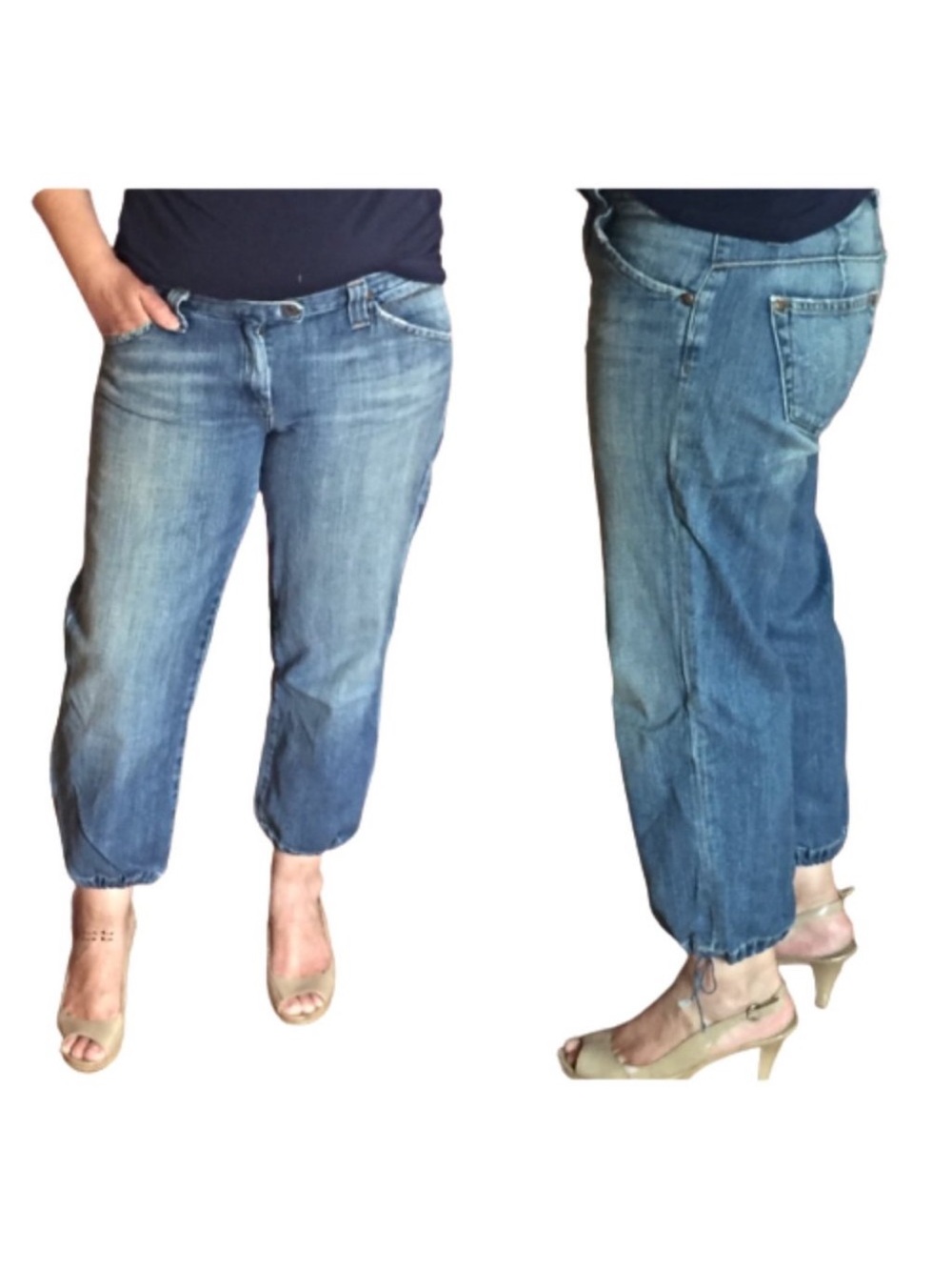 AG Adriano Goldschmied premium ballon hem Designer  jeans